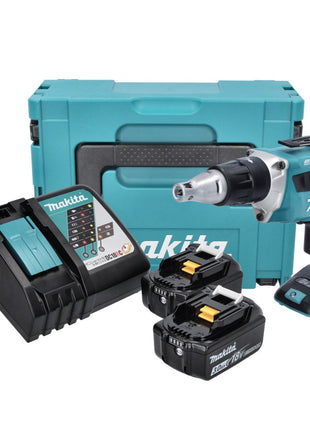 Makita DFS 452 RFJ Akku Schnellbauschrauber 18 V Brushless + 2x Akku 3,0 Ah + Ladegerät + Makpac - Toolbrothers