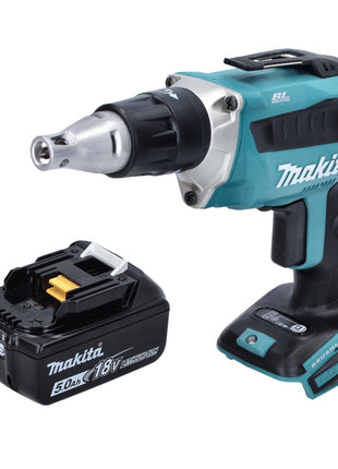 Makita DFS 452 T1 Akku Schnellbauschrauber 18 V Brushless + 1x Akku 5,0 Ah - ohne Ladegerät - Toolbrothers