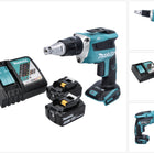 Makita DFS 452 RT Akku Schnellbauschrauber 18 V Brushless + 2x Akku 5,0 Ah + Ladegerät - Toolbrothers