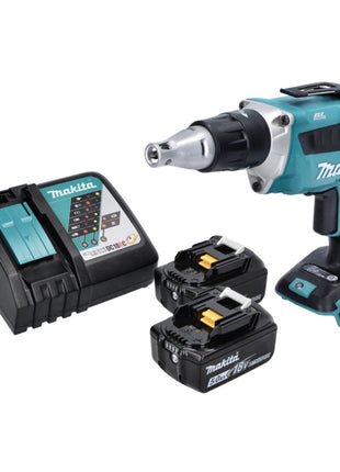 Makita DFS 452 RT Akku Schnellbauschrauber 18 V Brushless + 2x Akku 5,0 Ah + Ladegerät - Toolbrothers