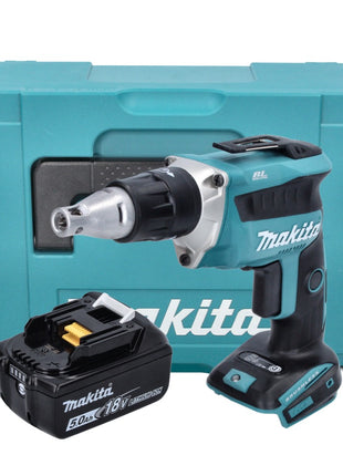 Makita DFS 452 T1J Akku Schnellbauschrauber 18 V Brushless + 1x Akku 5,0 Ah + Makpac - ohne Ladegerät - Toolbrothers