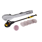 Mirka LEROS 950 CV Wand- und Deckenschleifer 350 W 5,0 mm Hub 225 mm + Tragetasche + 30x Schleifscheiben