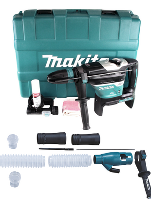 Makita DHR 400 ZKU marteau combiné sans fil 36 V (2 x 18 V) 8,0 J SDS Max Brushless + kit d'aspiration + coffret - sans batterie, sans chargeur