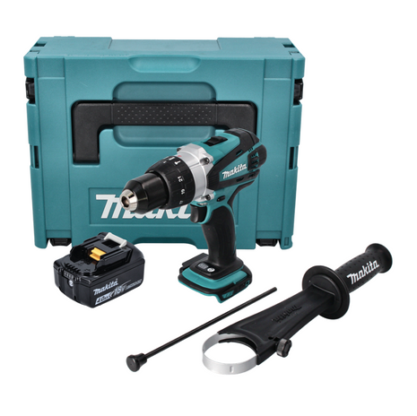 Makita DHP 458 M1J Akku Schlagbohrschrauber 18 V 91 Nm + 1x Akku 4,0 Ah + Makpac - ohne Ladegerät