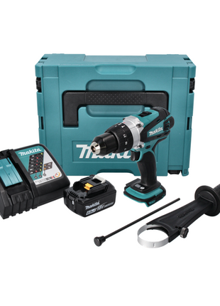 Makita DHP 458 RG1J Akku Schlagbohrschrauber 18 V 91 Nm + 1x Akku 6,0 Ah + Ladegerät + Makpac