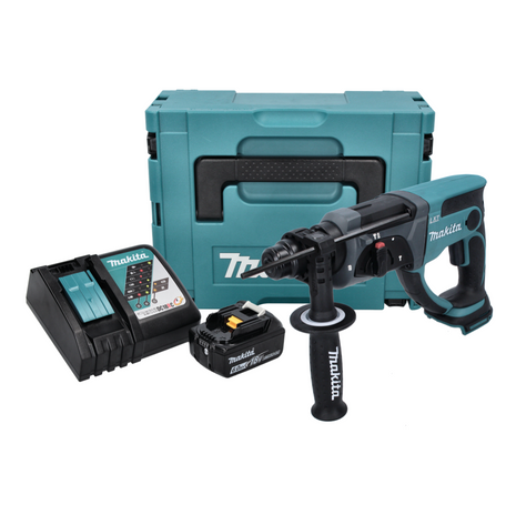 Makita DHR 202 RG1J Akku Kombihammer 18 V 2,0 J SDS Plus + 1x Akku 6,0 Ah + Ladegerät + Makpac