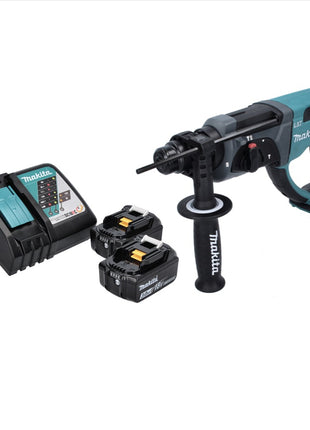 Makita DHR 202 RF martillo combinado a batería 18 V 2,0 J SDS Plus + 2x baterías 3,0 Ah + cargador