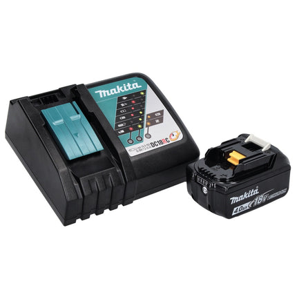 Makita DHR 202 RM1 18 V 2,0 J SDS Plus Martello a scalpello a batteria + 1x Batteria 4,0 Ah + Ladegert