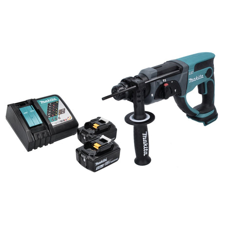 Makita DHR 202 RT Akku Kombihammer 18 V 2,0 J SDS Plus + 2x Akku 5,0 Ah + Ladegerät