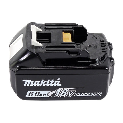 Makita DGA 452 G1J Smerigliatrice angolare a batteria 18 V 115 mm + 1x batteria ricaricabile 6,0 Ah + Makpac - senza caricabatterie