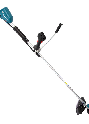 Desbrozadora de batería Makita DUR 368 ARM 36 V (2 x 18 V) dos mangos sin escobillas + 2x batería 4,0 Ah + cargador