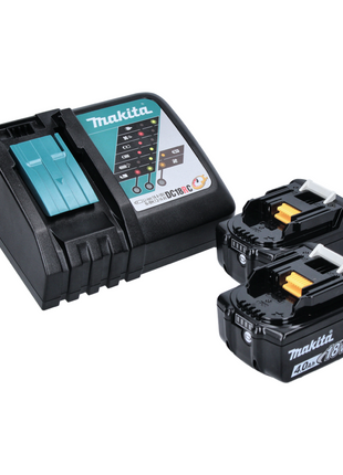 Desbrozadora de batería Makita DUR 368 ARM 36 V (2 x 18 V) dos mangos sin escobillas + 2x batería 4,0 Ah + cargador