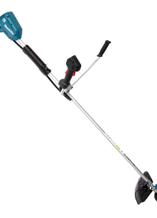 Desbrozadora de batería Makita DUR 368 AT 36 V (2 x 18 V) de dos mangos sin escobillas + 2x batería 5,0 Ah - sin cargador