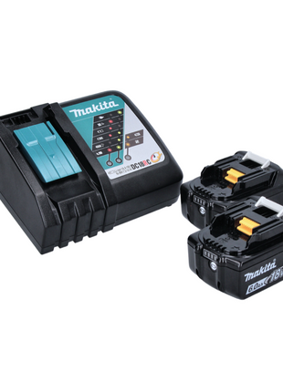 Makita DUR 368 ARG débroussailleuse à batterie 36 V (2 x 18 V) sans balais à deux poignées + 2x batterie 6,0 Ah + chargeur