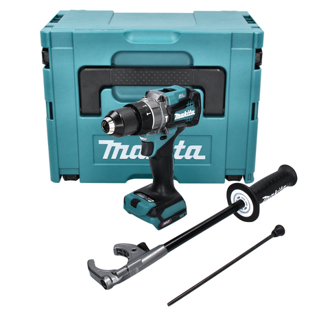 Makita HP 001 GZ01 Perceuse-visseuse à percussion sans fil 40 V maxi 140 Nm XGT + Coffret Makpac - sans batterie, sans chargeur