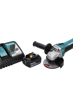 Makita DGA 452 RT1 Akku Winkelschleifer 18 V 115 mm + 1x Akku 5,0 Ah + Ladegerät