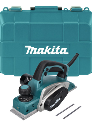 Makita KP 0800 K Falzhobel / Elektrohobel 620 W 82 mm + Wendemesser + Koffer