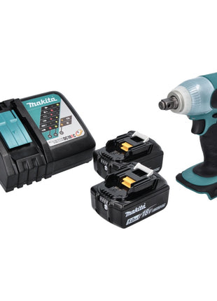 Makita DTW 251 RT Visseuse à choc sans fil 18 V 230 Nm 1/2'' + 2x batterie 5,0 Ah + chargeur