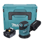 Makita DBO 180 F1J Akku Exzenterschleifer 18 V 125 mm + 1x Akku 3,0 Ah + Makpac - ohne Ladegerät - Toolbrothers