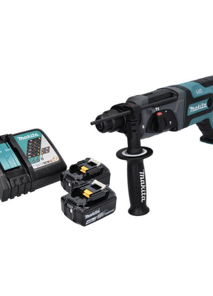 Makita DHR 241 RM Akku Bohrhammer 18 V 2,0 J SDS plus + 2x Akku 4,0 Ah + Ladegerät