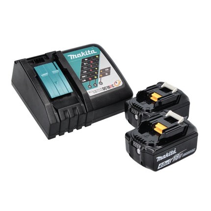 Makita DHR 241 RM 18 V 2,0 J SDS plus trapano a percussione a batteria + 2x batteria 4,0 Ah + caricabatterie