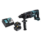 Makita DHR 241 RT Akku Bohrhammer 18 V 2,0 J SDS plus + 2x Akku 5,0 Ah + Ladegerät