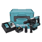 Makita DHR 243 RF1J Trapano a percussione a batteria 18 V 2,0 J SDS plus Brushless + 1x batteria 3,0 Ah + caricabatteria + Makpac
