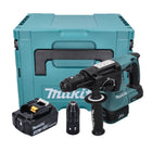 Makita DHR 243 M1J Martello perforatore a batteria 18 V 2,0 J SDS plus Brushless + 1x batteria 4,0 Ah + Makpac - senza caricabatteria