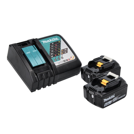 Makita DHR 243 RGJ Martello perforatore a batteria 18 V 2,0 J SDS plus Brushless + 2x batteria 6,0 Ah + caricabatteria + Makpac
