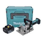 Makita DPJ 180 M1J Akku Nutfräse 18 V 100 mm + 1x Akku 4,0 Ah + Makpac - ohne Ladegerät - Toolbrothers