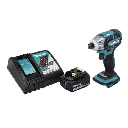 Avvitatore a impulsi a batteria Makita DTS 141 RT1 18 V 40 Nm 1/4" brushless + 1x batteria ricaricabile 5,0 Ah + caricabatterie