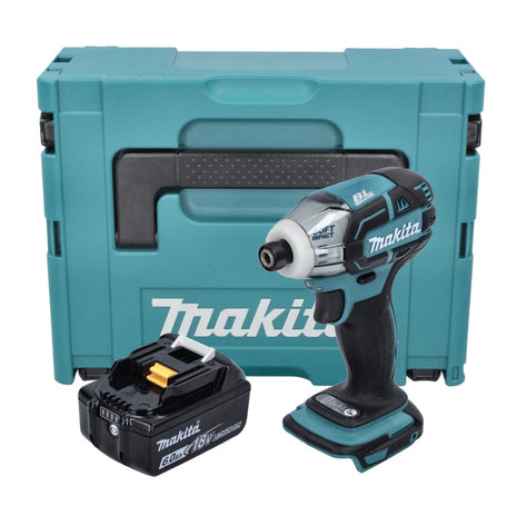 Makita DTS 141 G1J akumulatorowa wkrętarka impulsowa 18 V 40 Nm 1/4" bezszczotkowa + 1x akumulator 6,0 Ah + Makpac - bez ładowarki