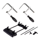 Adattatore per guida Makita ( 194579-2 ) + 2x morsetti ( 194385-5 ) per fresa RP DRT