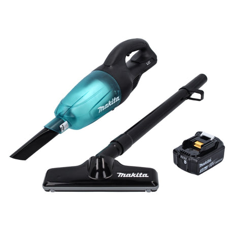 Makita DCL 180 F1 B Akku Staubsauger 18 V Schwarz + 1x Akku 3,0 Ah - ohne Ladegerät