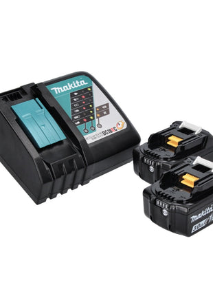 Makita DCL 180 RF B aspirador a batería 18 V negro + 2x baterías 3,0 Ah + cargador