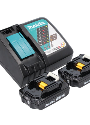 Makita DDF 487 RA taladro atornillador inalámbrico 18 V 40 Nm sin escobillas + 2 baterías 2,0 Ah + cargador