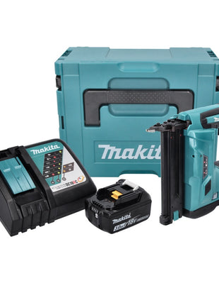 Makita DBN 500 RF1J Akku Stauchkopfnagler 18 V 15-50 mm + 1x Akku 3,0 Ah + Ladegerät + Makpac