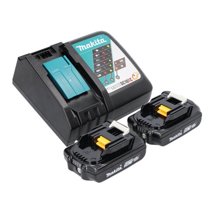 Trapano avvitatore a batteria Makita DDF 487 RAJ 18 V 40 Nm brushless + 2x batteria ricaricabile 2,0 Ah + caricabatterie + Makpac