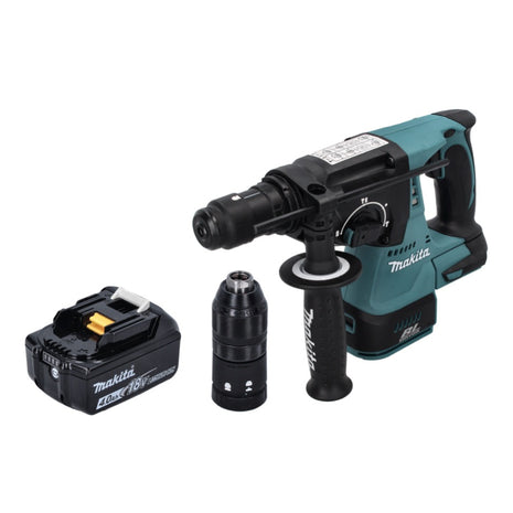 Taladro percutor inalámbrico Makita DHR 243 M1 18 V SDS plus sin escobillas + 1x batería 4,0 Ah - sin cargador