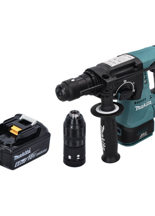 Taladro percutor a batería Makita DHR 243 G1 18 V SDS plus sin escobillas + 1x batería 6,0 Ah - sin cargador