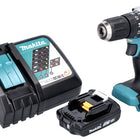 Makita DHP 487 RA1 trapano a percussione a batteria 18 V 40 Nm brushless + 1x batteria ricaricabile 2,0 Ah + caricabatterie