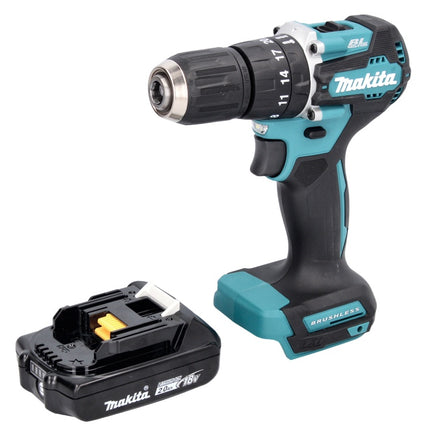 Makita DHP 487 A1 trapano a percussione a batteria 18 V 40 Nm senza spazzole + 1x batteria ricaricabile 2,0 Ah - senza caricabatteria