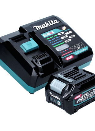 Soplador de hojas a batería Makita UB 001 GD101 40 V máx. Sin escobillas + 1x batería 2,5 Ah + cargador