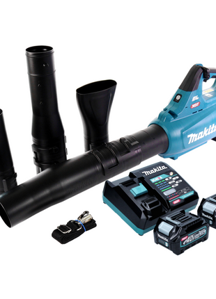 Makita UB 001 GD201 Akku Gebläse Laubbläser 40 V max. Brushless + 2x Akku 2,5 Ah + Ladegerät