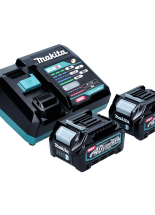 Makita UB 001 GD201 Akku Gebläse Laubbläser 40 V max. Brushless + 2x Akku 2,5 Ah + Ladegerät