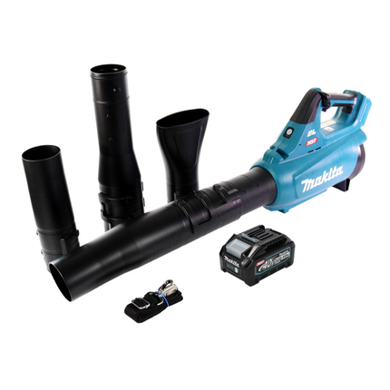 Makita UB 001 GM1 Soffiatore a batteria Soffiatore per foglie 40 V max. brushless + 1x batteria 4,0 Ah - senza caricabatterie