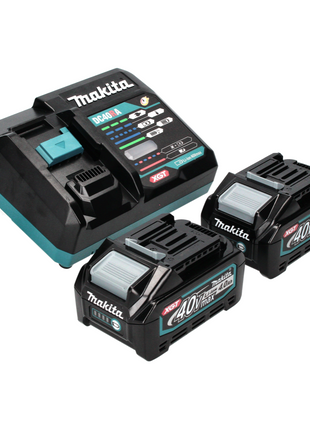 Souffleur à feuilles Makita UB 001 GM201 40 V max sans balais + 2x batteries 4,0 Ah + chargeur