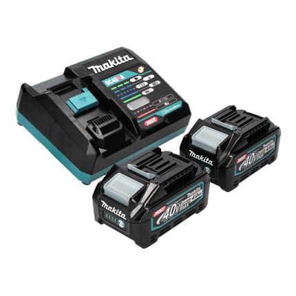 Makita UB 001 GM201 Soffiatore a batteria Soffiatore per foglie 40 V max. brushless + 2x batteria 4,0 Ah + caricabatterie