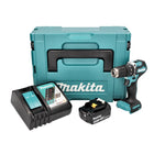 Makita DHP 487 RM1J Akku Schlagbohrschrauber 18 V 40 Nm Brushless + 1x Akku 4,0 Ah + Ladegerät + Makpac - Toolbrothers