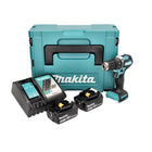 Makita DHP 487 RGJ Akku Schlagbohrschrauber 18 V 40 Nm Brushless + 2x Akku 6,0 Ah + Ladegerät + Makpac - Toolbrothers